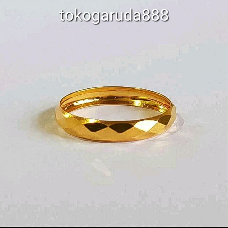 cincin anak dan dewasa emas asli model kristal kadar 700 70% 16k 22 2gram 11 12 13 14 15 16 17 18 li