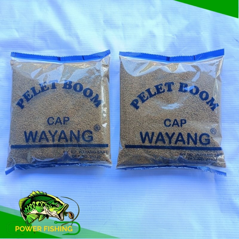 Pelet Boom Cap wayang besar - Boom wayang besar - umpan pancing- umpan pelet cap wayang
