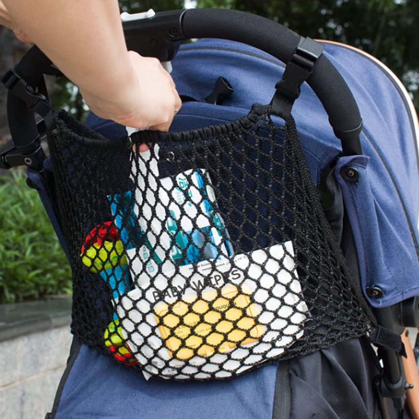Stroller Bag Organizer Gantungan Tas Jaring Bayi Stroller