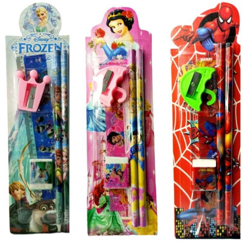 

(Takin) Set Alat Tulis 5 in 1 Pensil Karakter Lucu