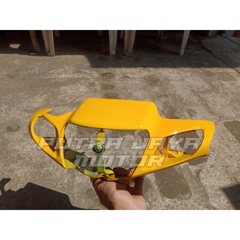 Batok Fiz R Kuning Totok Lampu depan Fiz R Warna Kuning Kualitas Cat Sangat Rapi bahan mirip origina