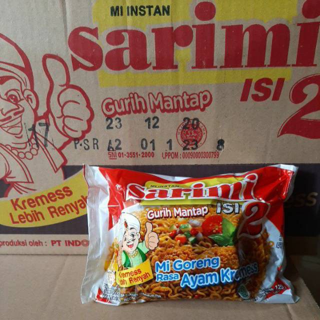 

Sarimi Isi 2 AYAM KREMES 1 dus isi 24 I MIE INSTAN PER DUS
