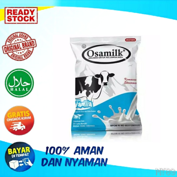 

SUSU OSAMILK VANILA SUSU GEMUK PENGGEMUK BADAN isi 500 Gram.