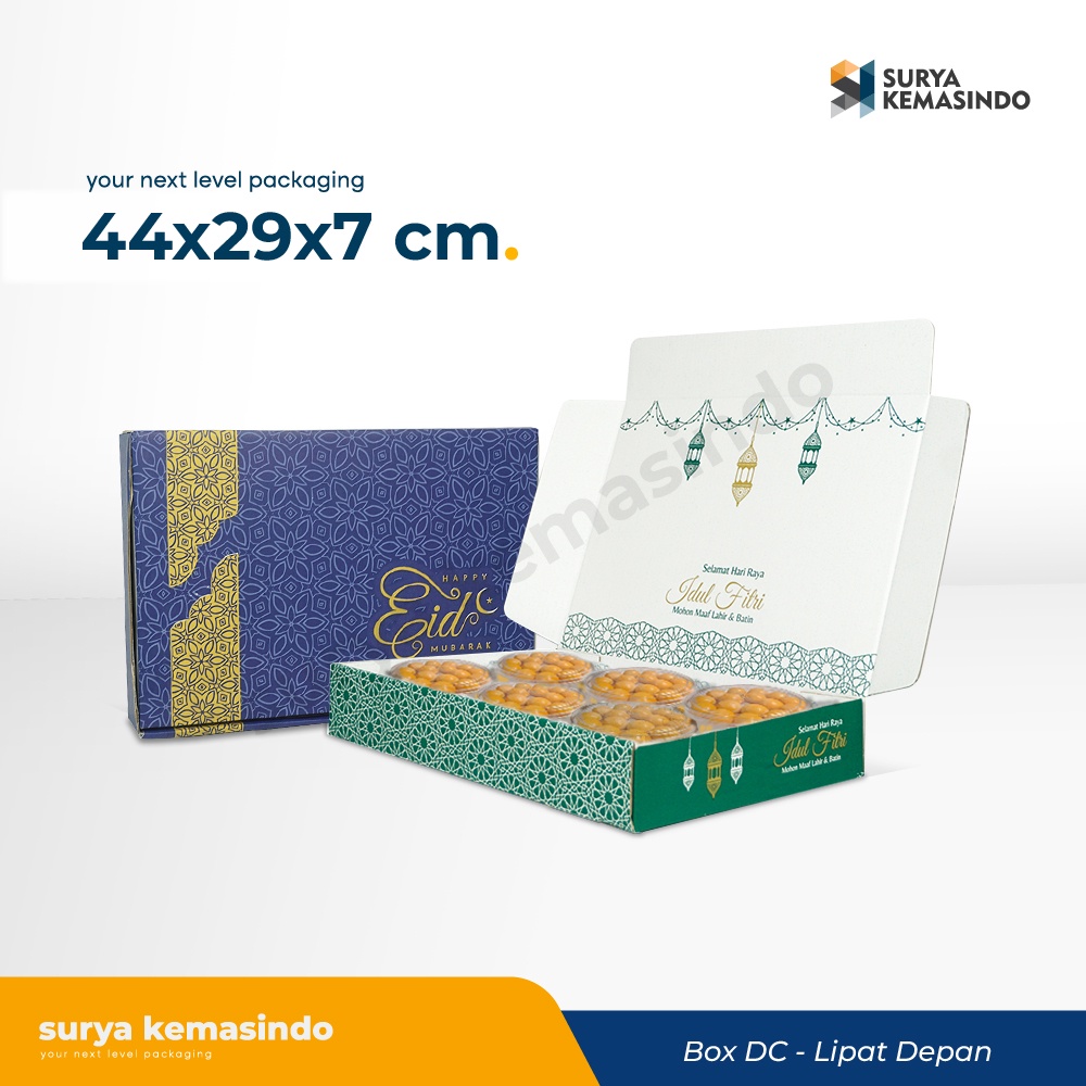 

Box 44X29X7 cm (KuKer Toples 500gr isi 6) Kardus/Karton/Kue Kering/kuker/hampers/idul fitri/eid mubarak/toples500 gr/500 gr