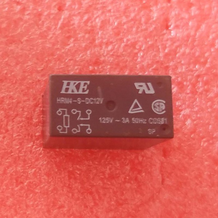 Relay 12V 6 Pin HRM4-S-DC12 HKE ELEKTROT PART