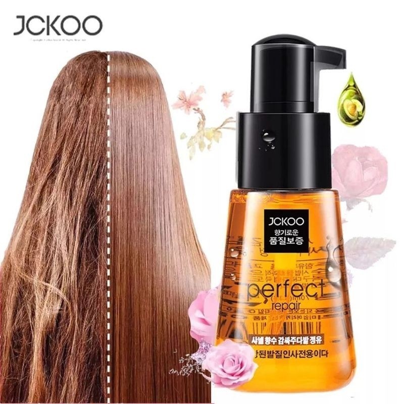 JCKOO Korean Perfect Hair Repair Serum/Vitamin Rambut Rontok Essential Oil 70 ML Serum JCKOO