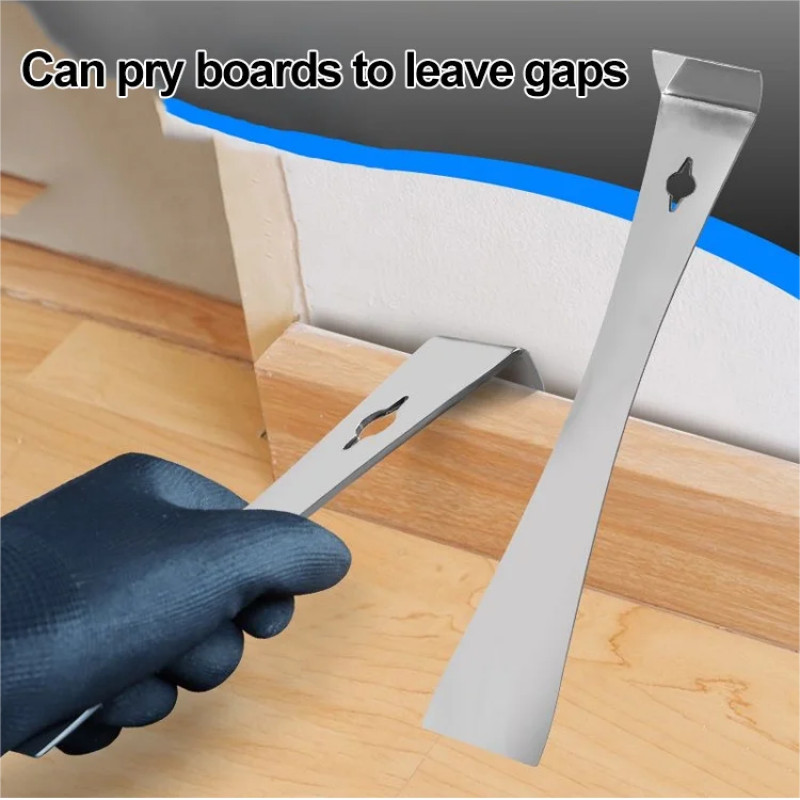 

Multifunctional 3 in 1 Scraper Stainless Steel Woodworking Crowbar Net Face Honey Cutter Flat Head Raising Knife