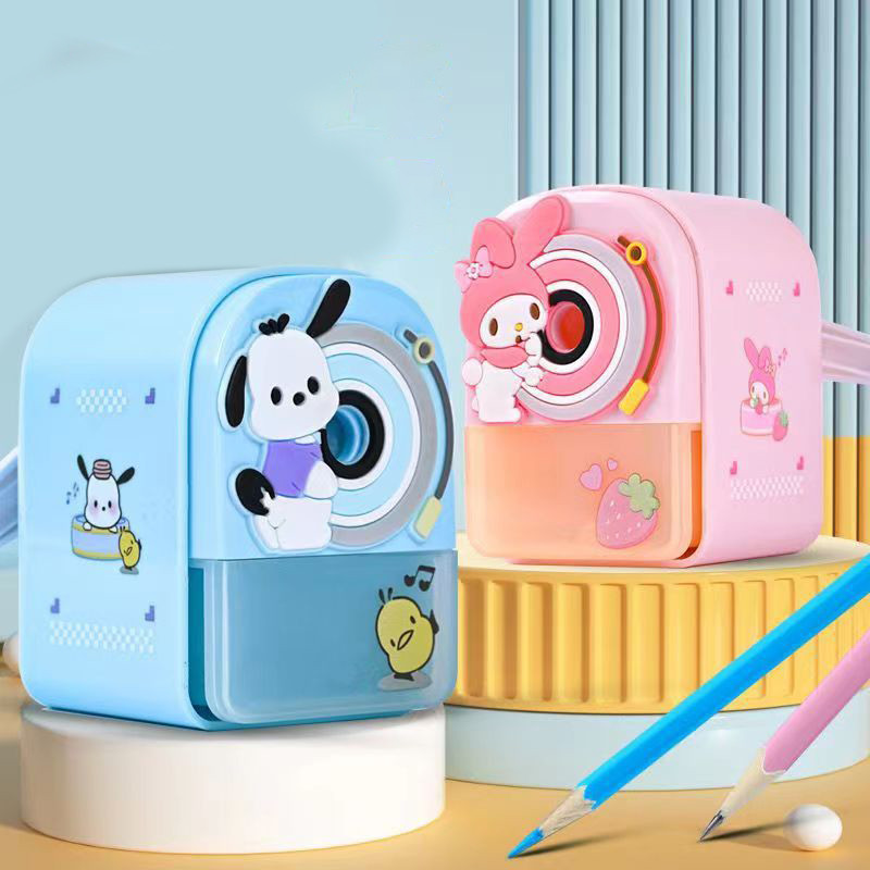 

sanrio Pencil Sharpener My Melody Pachacco Pencil Knife Tools Hand Crank Sharpener Student Kids School Supplies Stationery