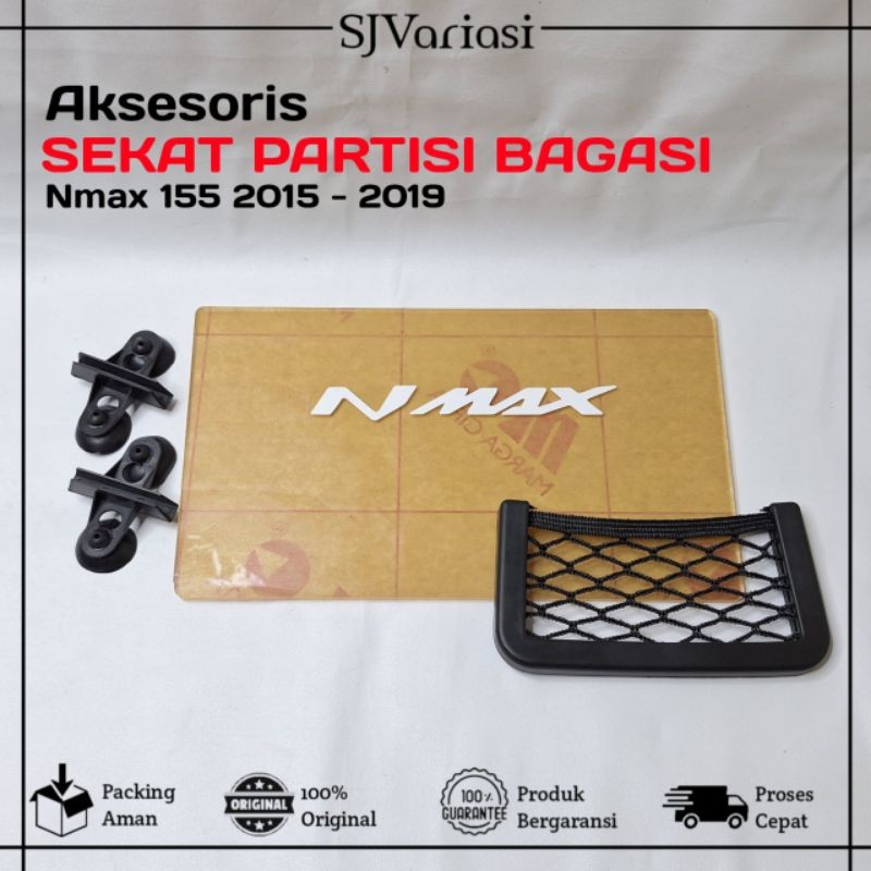 READY Sekat Partisi Bagasi Jok Nmax Old 2015 - 2019 - Luggage Pemisah Bagasi