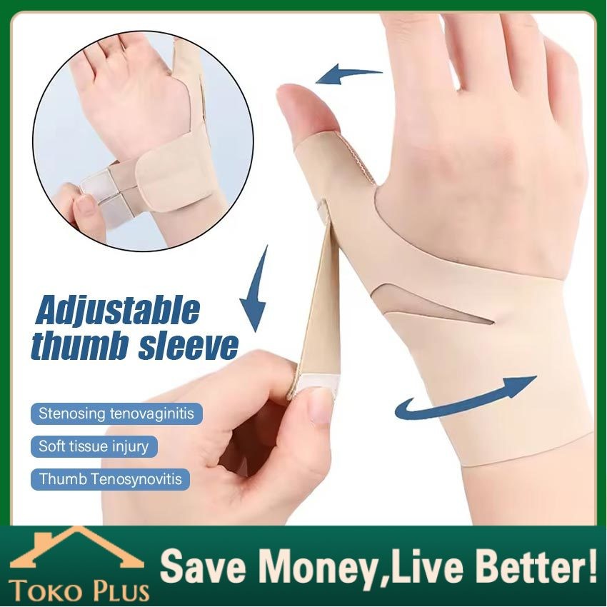 Jempol Fixator Penyangga Jari Jempol Tangan Thumb Splint Support Pelindung Jempol Cedera Tendon Peli