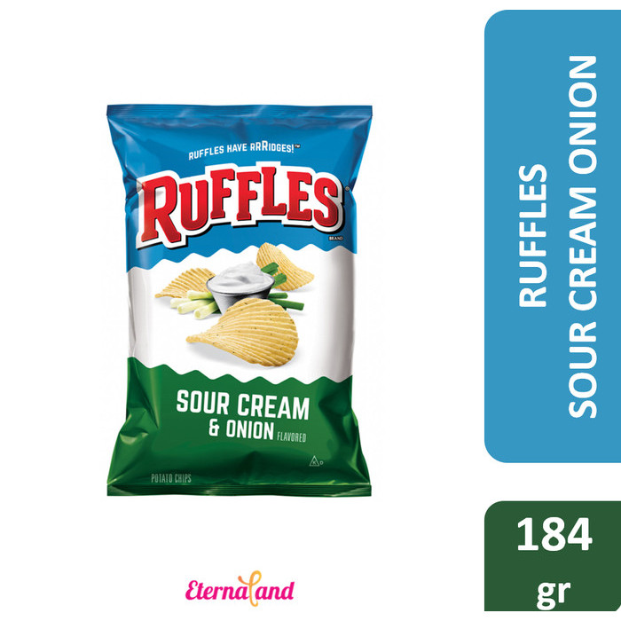 

READY STOCK!!! Ruffles Snack Impor USA - SourCreamOnion