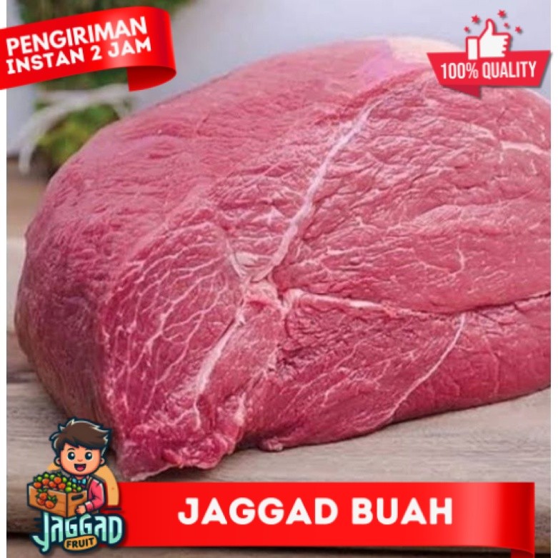 

DAGING SAPI SUPER / PAHA BELAKANG / DAGING RENDANG HALAL 1KG JAGGA FRUIT