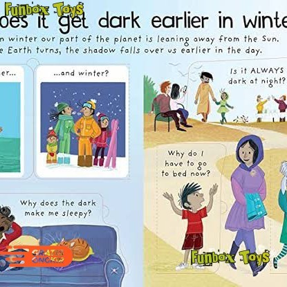 Usborne Why is it dark at night ? First Questions and Answers Book
