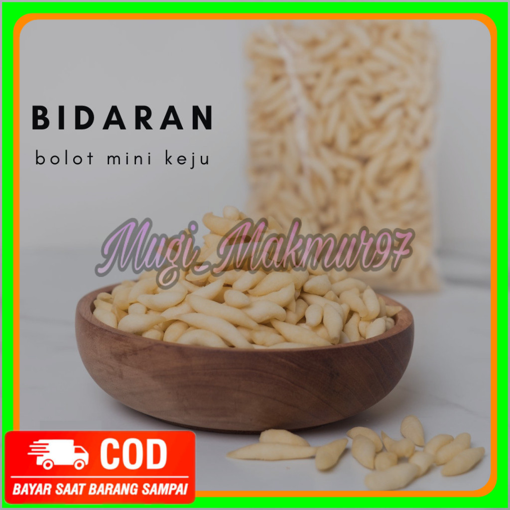 

Bidaran Keju Mini / Bolot Keju Mini Anak / Telur Gabus Keju 1 KILOGRAM