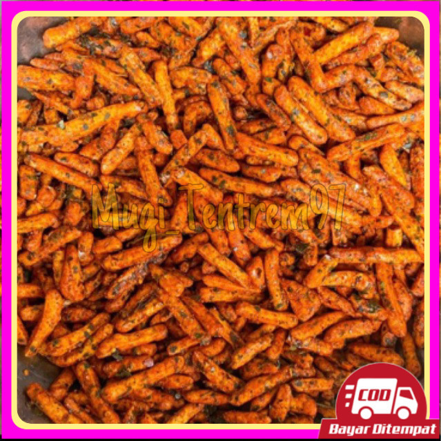 

basreng stik 1 kilogram basreng viral pedas daun jeruk gurih