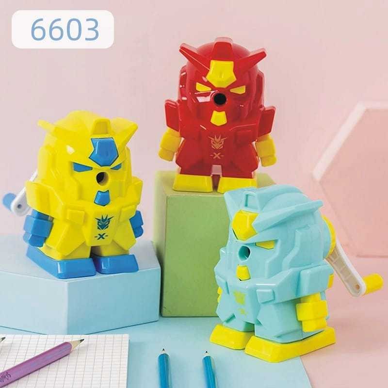 

BOBOMART SERUTAN PENSIL ANAK MOTIF ROBOT SERUTAN MEJA SERUTAN PUTAR RAUTAN PUTAR DB-6603