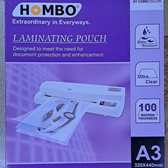 

PRODUK TERLARIS Plastik Laminating A3 Hombo