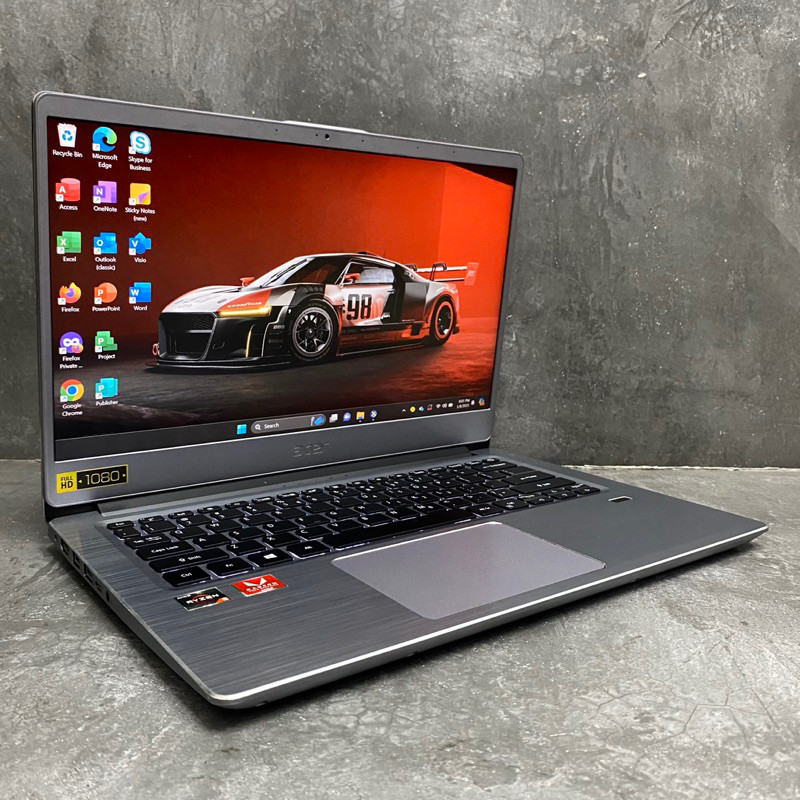 Acer Swift SF314-41 AMD Ryzen 5 3500U RAM 8 GB SSD 512 GB Radeon Vega 8 Laptop Desain Gaming Second 