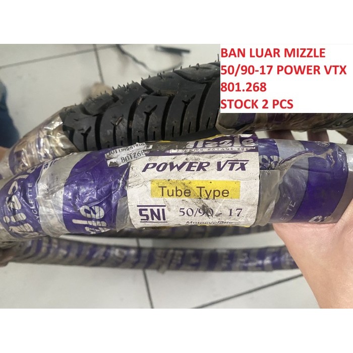 [EXP] BAN LUAR 50/90-17 POWER VTX MIZZLE PRODUKSI LAMA RING 17