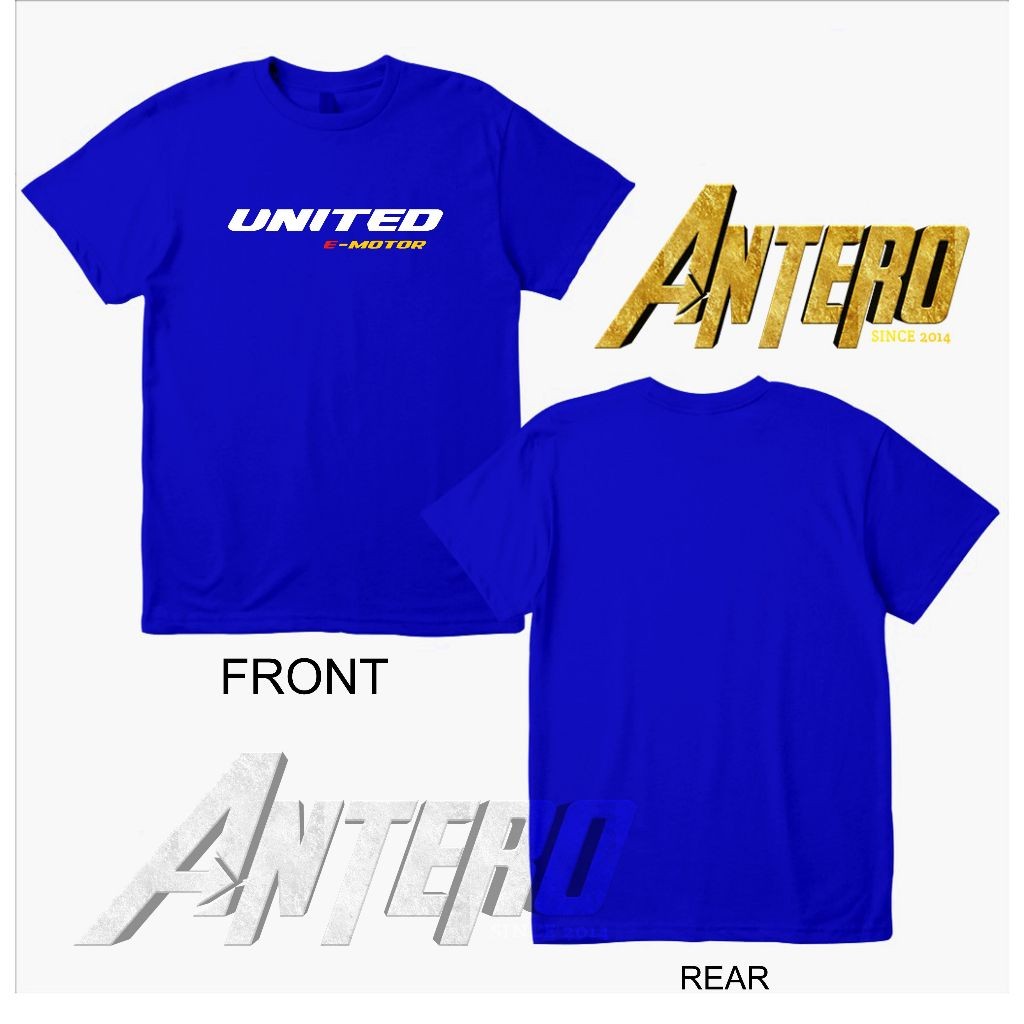 Kaos Distro Motor listrik United E motor dewasa dan anak _Vimelnesha