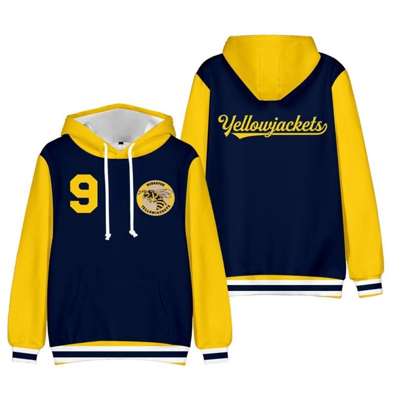 Fashion Hit American TV Series Yellow Hornet 3 Digital Print Spring and Autumn Hoodies for Parents C