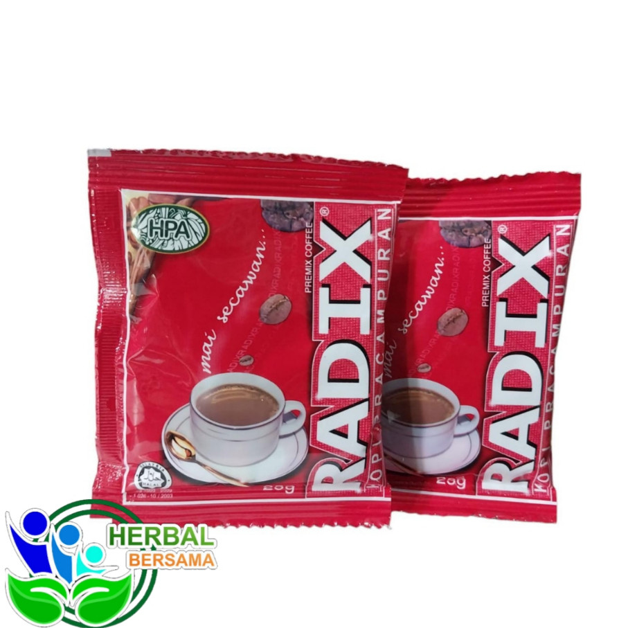 

Kopi Radix HPA Malaysia Per Sachet | Membantu Meningkatakan Stamina Tubuh | Kopi 4 In 1 Per Sachet