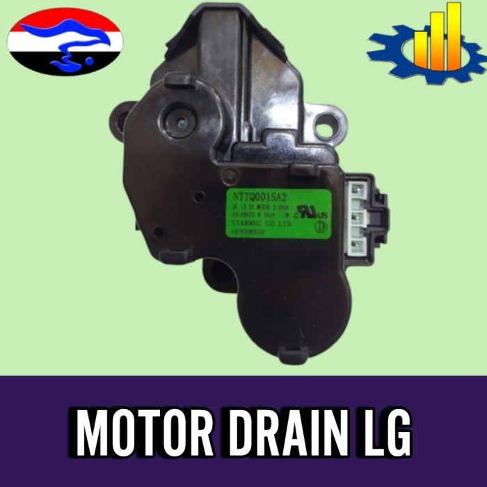 MOTOR DRAIN MESIN CUCI NTTQ001SA1 DC13.5V LG