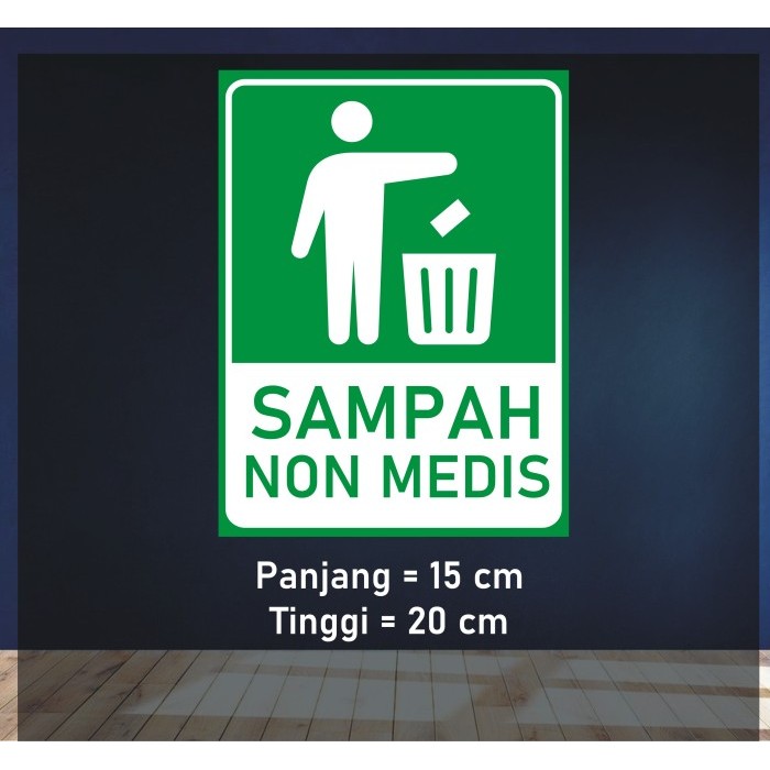 

Sticker Label Sampah Non Medis 15x20cm