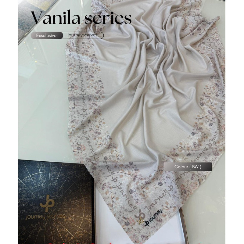 Hijab Deenay Vanila Series ala Journey Scarves Hijab Segiempat JP KW Voal Lasercut