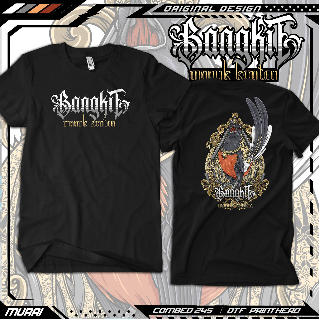 VISSION OFFICIAL Kaos Murai Batu Bangkit Baju Kicau Burung Kacer Kenari Cucak ijo