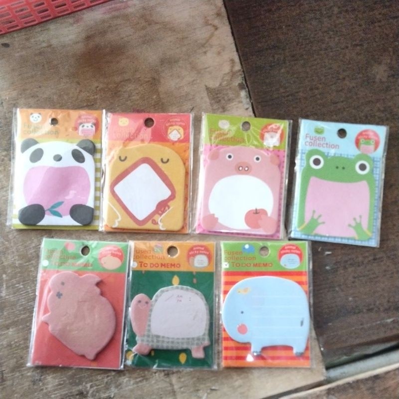 

(1pcs) Sticky Notes motif hewan