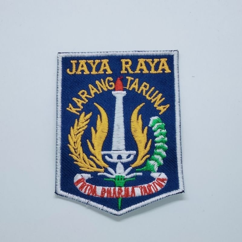 Bordir Logo Bordir Jaya Raya Karang Taruna / Logo Jaya Raya Karang Taruna / Bordir Logo Jaya Raya Ka