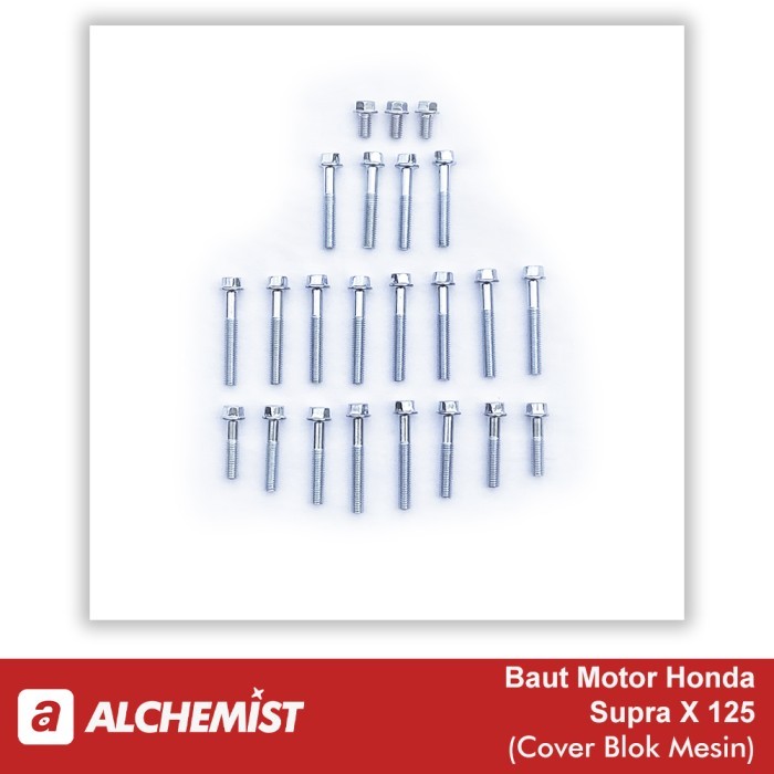 Baut Block Mesin Supra X 125 / Baud Block Mesin Supra X 125 Batman
