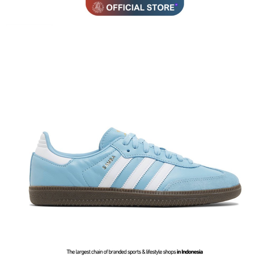 Sepatu Adidas Samba Team Argentina Clear Blue Original