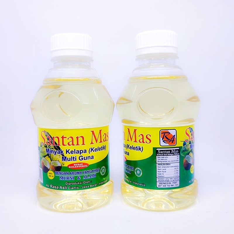 

Minyak Klentik santan mas 250 ml Kelapa Murni Asli minyak keletik multiguna 250 ml premium