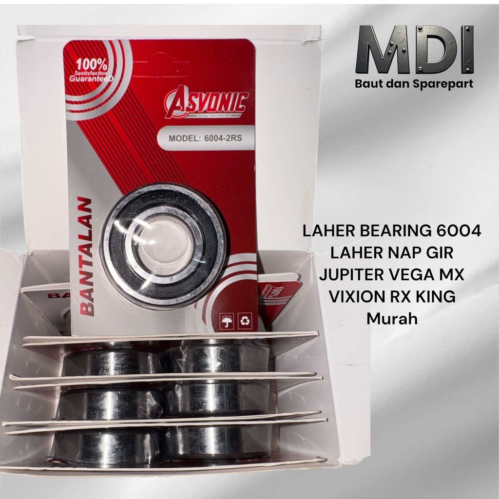 LAHER BEARING 6004 LAHER NAP GIR JUPITER VEGA MX VIXION RX KING Murah