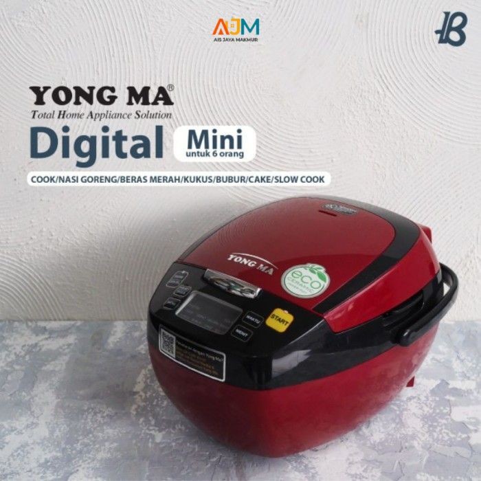 YONGMA Magic Com Mini SMC8045 SMC 8045 Yong Ma Rice Cooker 1,3L