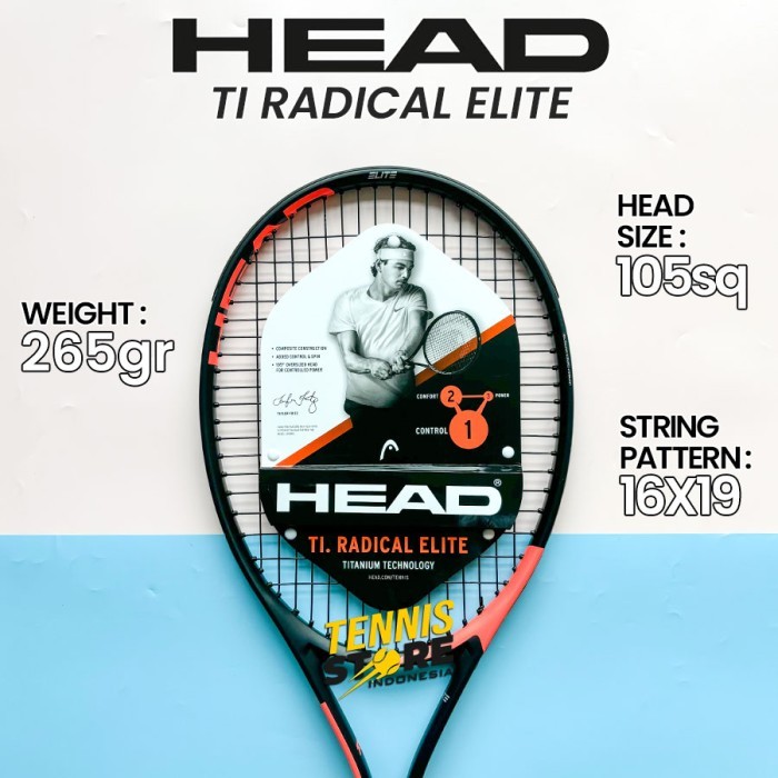 PROMO Raket Tennis HEAD TI Radical Elite Original