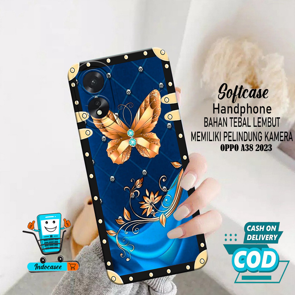Case Hp OPPO A38 2023 - Softcase OPPO A38 2023 Terbaru - Casing OPPO A38 - Kesing OPPO A38 - Silikon