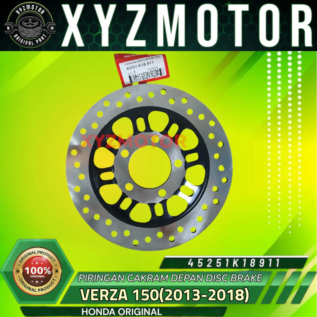 PIRING PIRINGAN CAKRAM DEPAN DISC BRAKE AHM VERZA 150 VELG JARI JARI 45251-K18-911