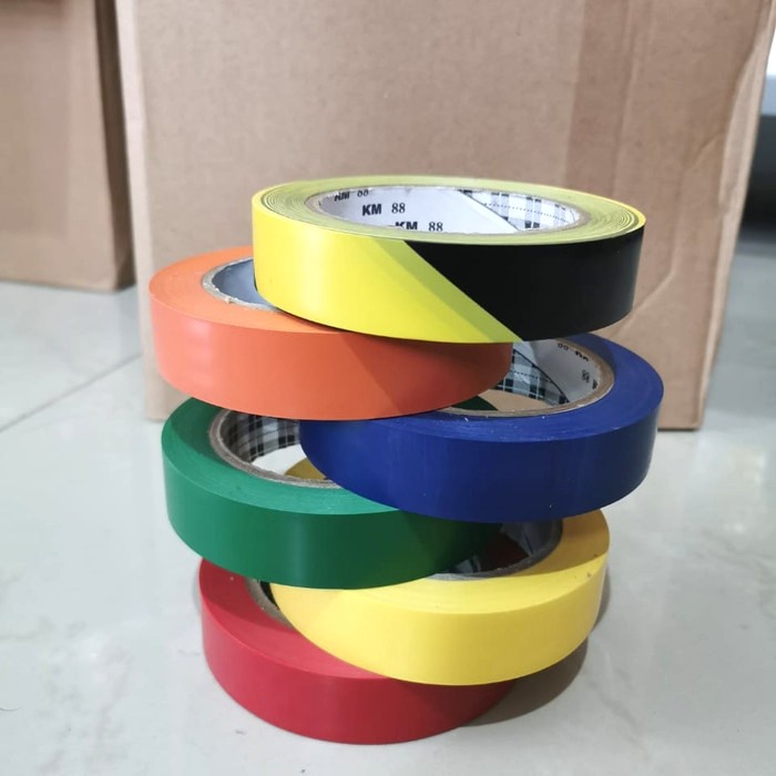 

PROMO" Lakban Lantai - Floor Marking Tape - Lakban Lantai Vinyl 24mm -FN10