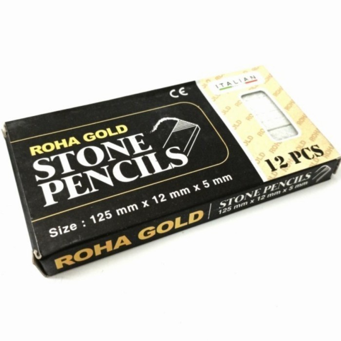 

KAPUR PENSIL/STONE PENCIL ROHA /KAPUR LAS (1KOTAK ISI 12PCS)