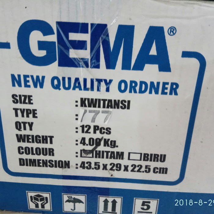 

[JK-0471] Ordner Gema kwitansi - Hitam