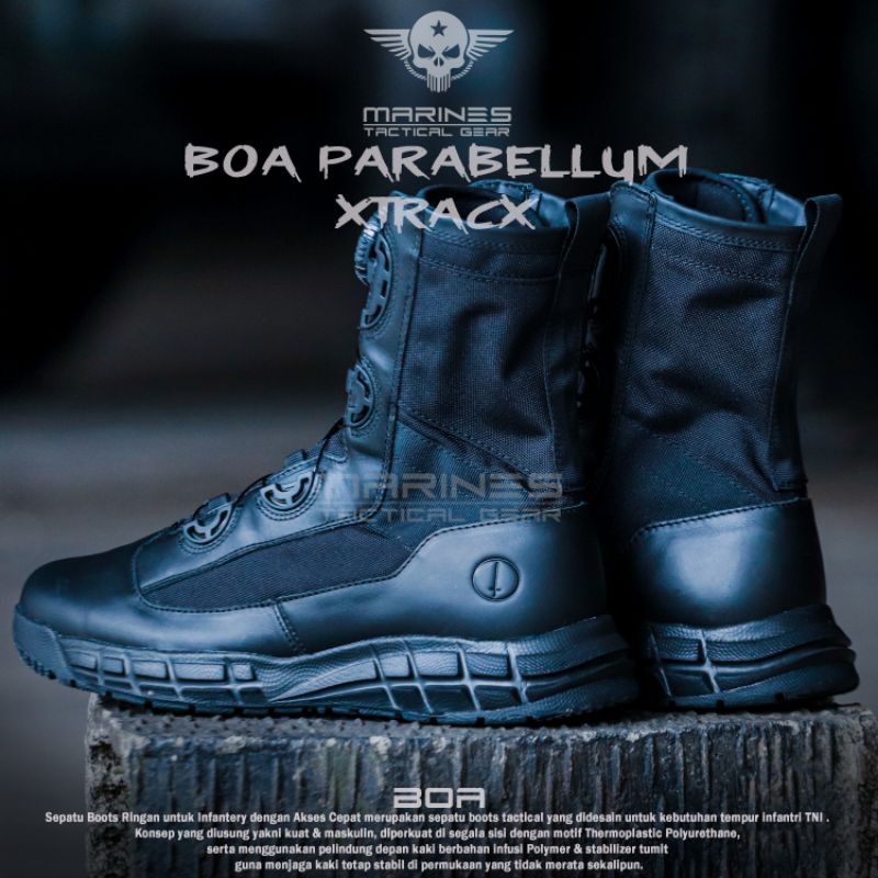 Sepatu PDL Boa Parabellum Xtracx Tactical Boots Original