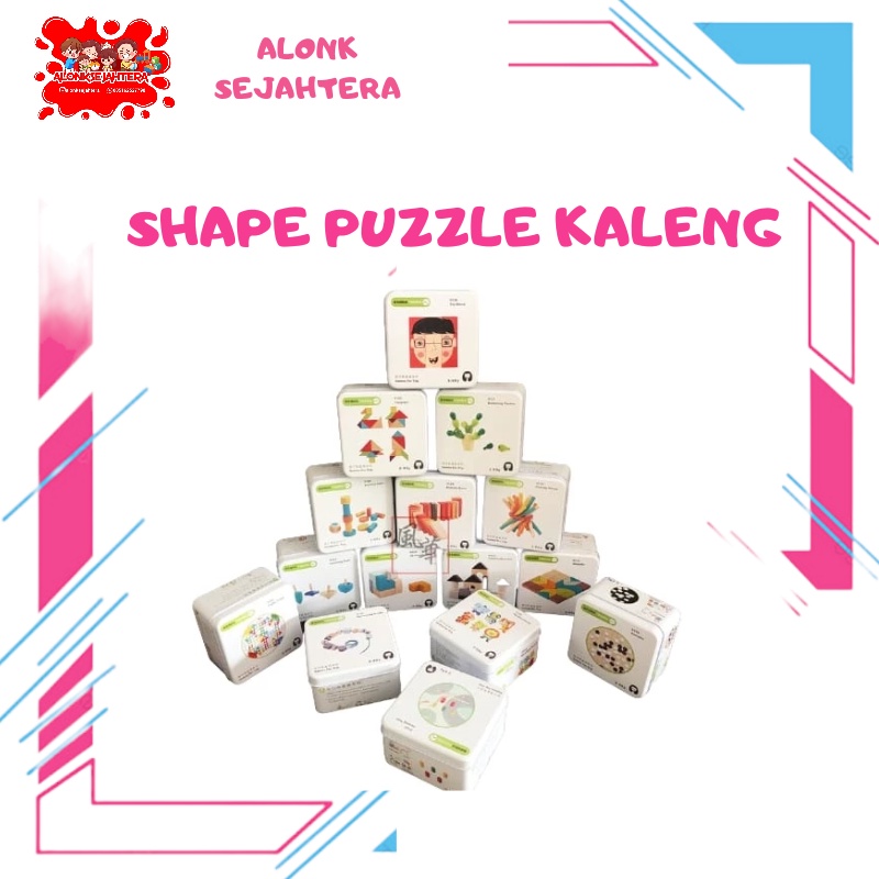 

[Alonk.S] Travel tin box Mainan edukasi anak