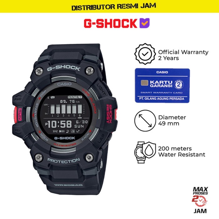 Jam Tangan Pria G-shock GBD-100-1DR GBD-100-1D GBD-100