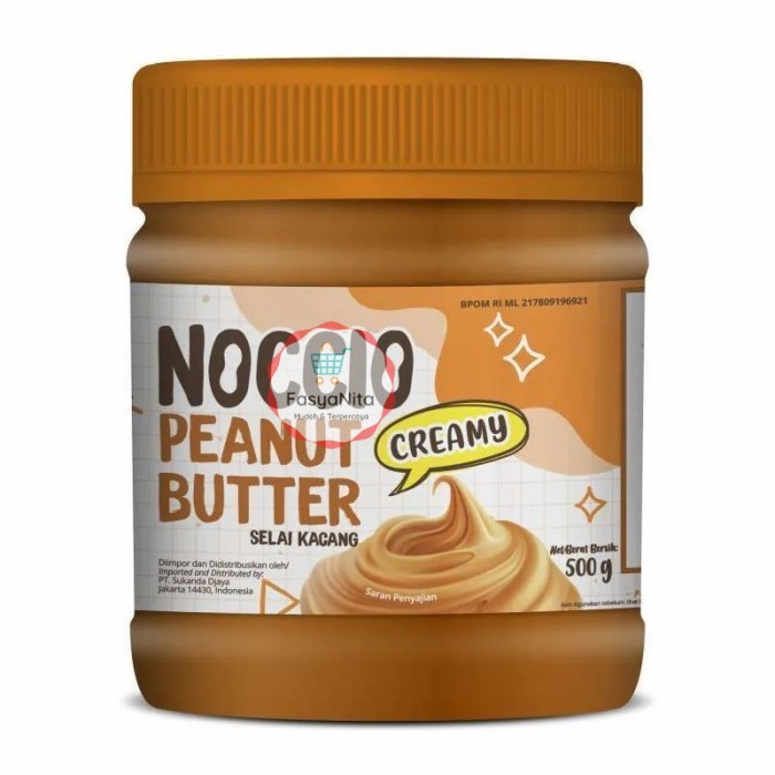 

Selai Kacang Peanut Butter NOCCIO (Botol Kaca 500gr) - CREAMY / OREN - FasyAnita Mart Denpasar