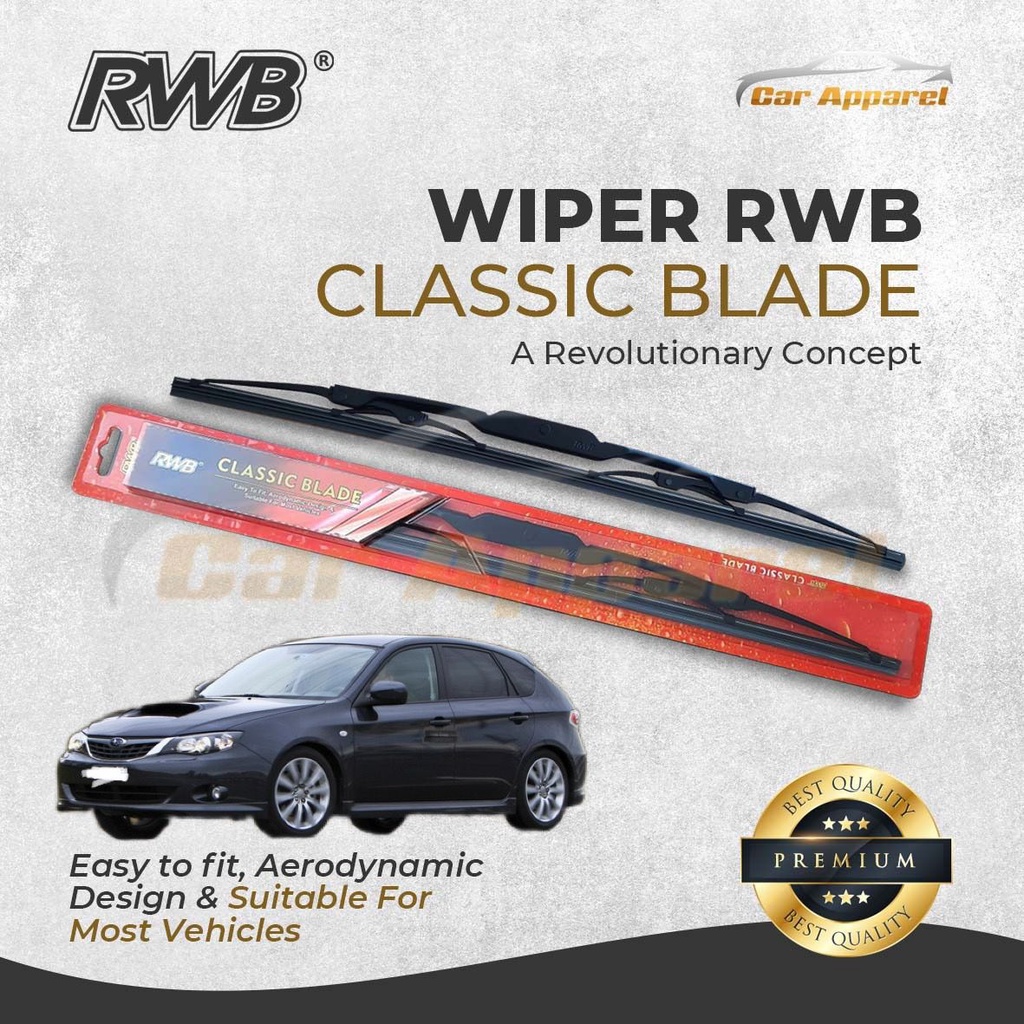 Wiper RWB Classic Subaru Impreza Hatchback Hybrid / Windshield