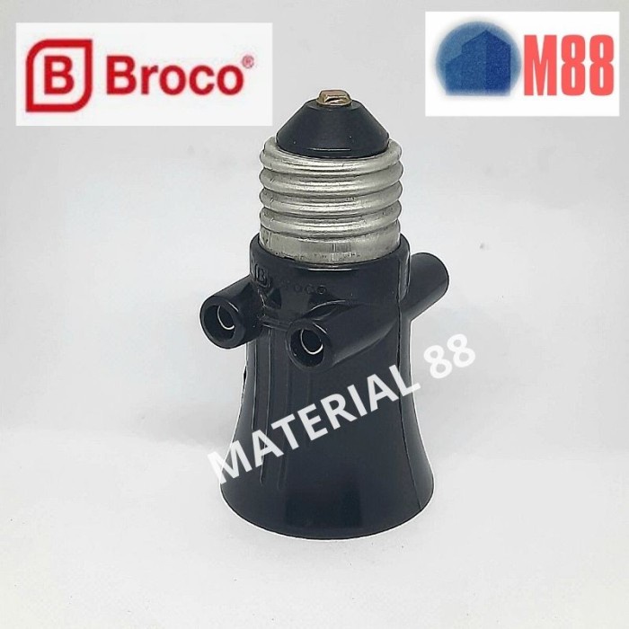 BROCO Fitting Lampu Kombinasi Stop Kontak Colokan