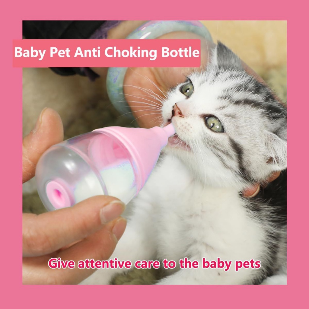 Dot Empeng Anak Kucing Baru Lahir Anti Tersedak Bisa Untuk Kelinci Dll Pentil Dot Susu Spet Anak Bay